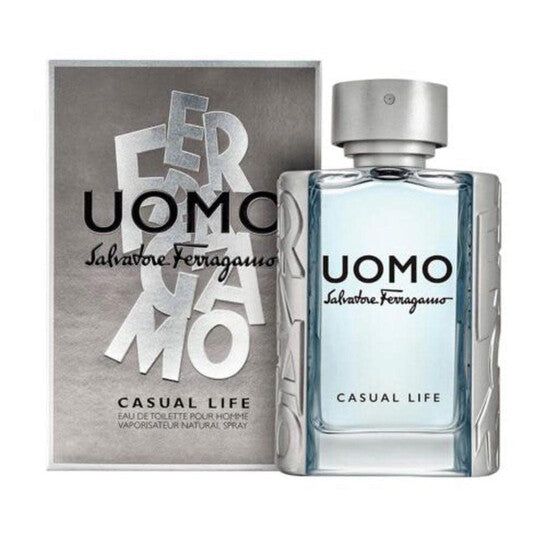 Salvatore Ferragamo Uomo Casual Life EDT for Men 3.4 oz (100 mL)