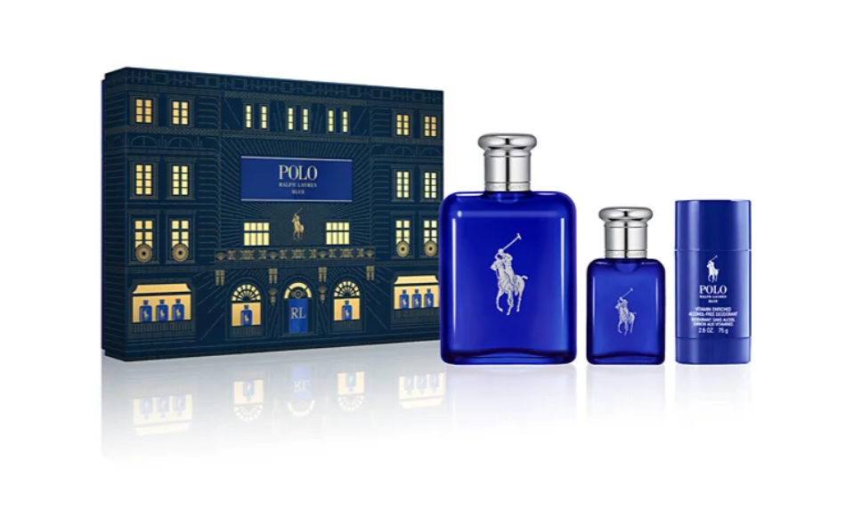 Ralph Lauren Polo Blue 3-Piece EDT Gift Set for Men