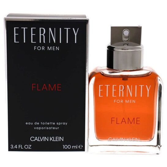 Calvin Klein Eternity Flame EDT for Men 3.4 oz (100 mL)